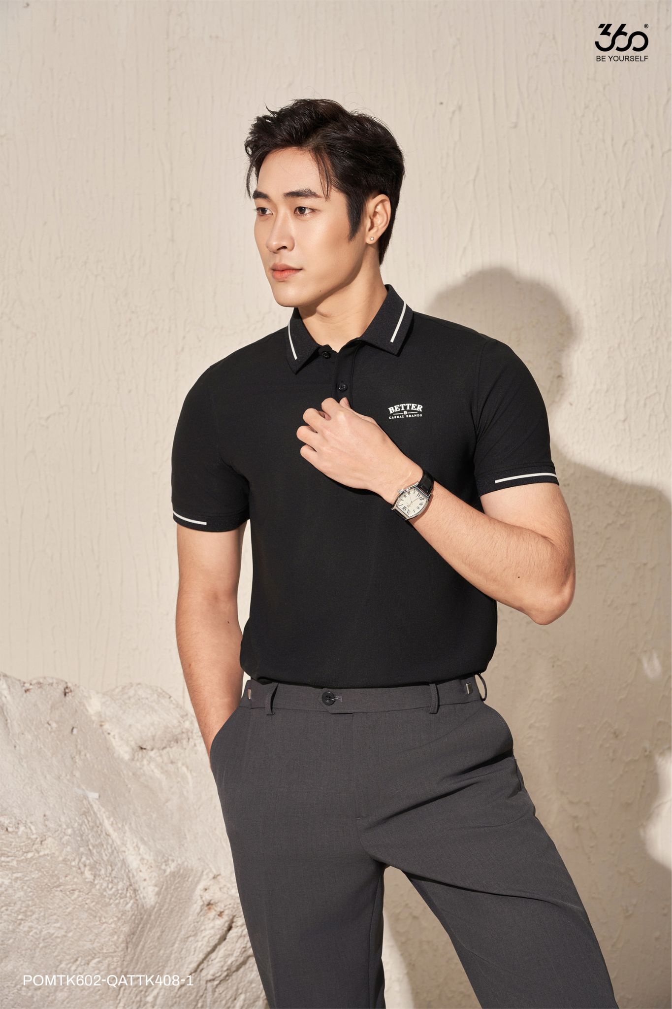 Mô tả Áo polo nam COOL TOUCH 360 Boutique áo phông nam cao cấp, thoáng khí, mềm mịn - POHTK602 - 1