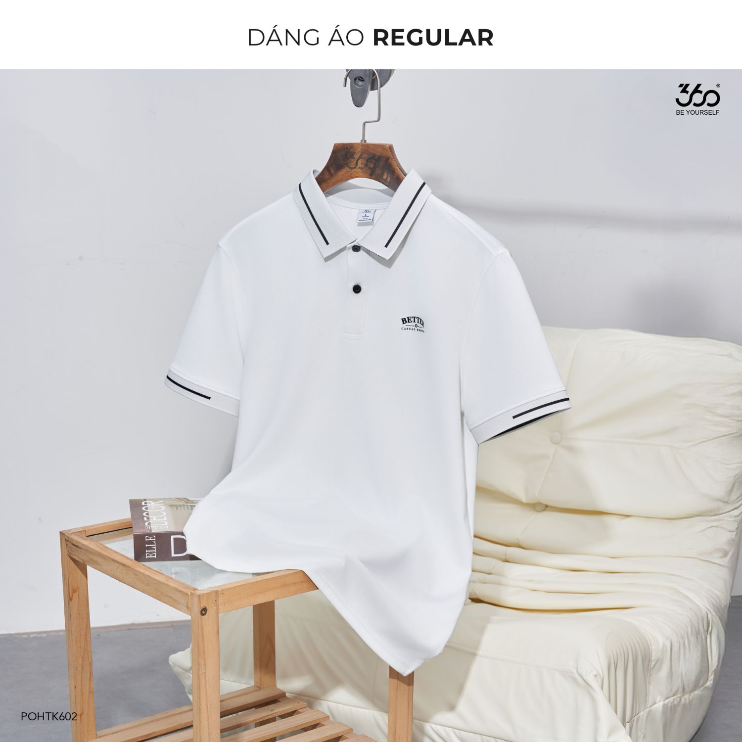 Mô tả Áo polo nam COOL TOUCH 360 Boutique áo phông nam cao cấp, thoáng khí, mềm mịn - POHTK602 - 4
