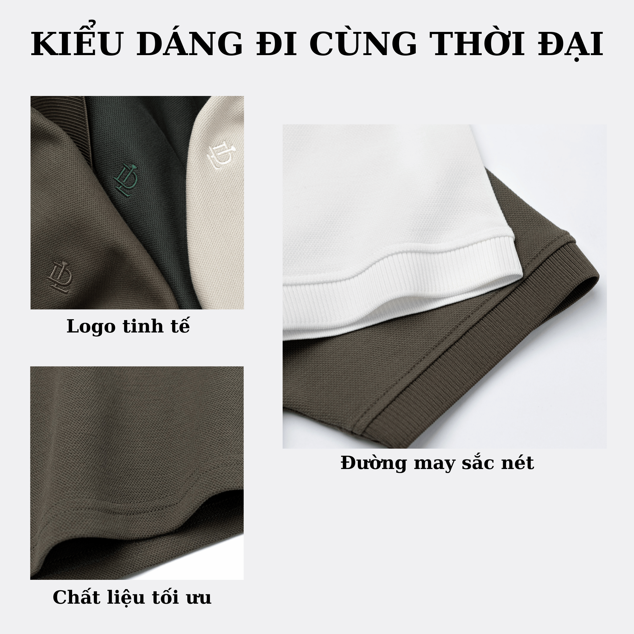 Áo Polo LADOS form rộng vừa