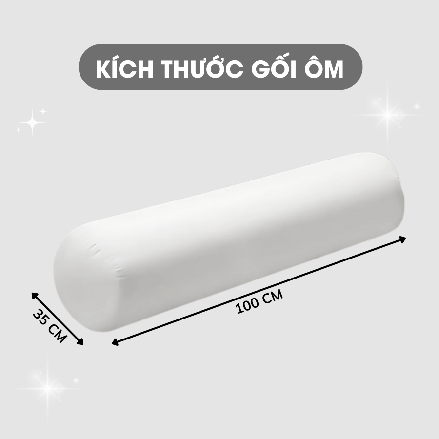 Ruột Gối Ôm Lông Vũ Cao Cấp Vỏ Polyester
