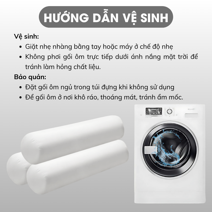 Ruột Gối Ôm Lông Vũ Cao Cấp Mềm mại