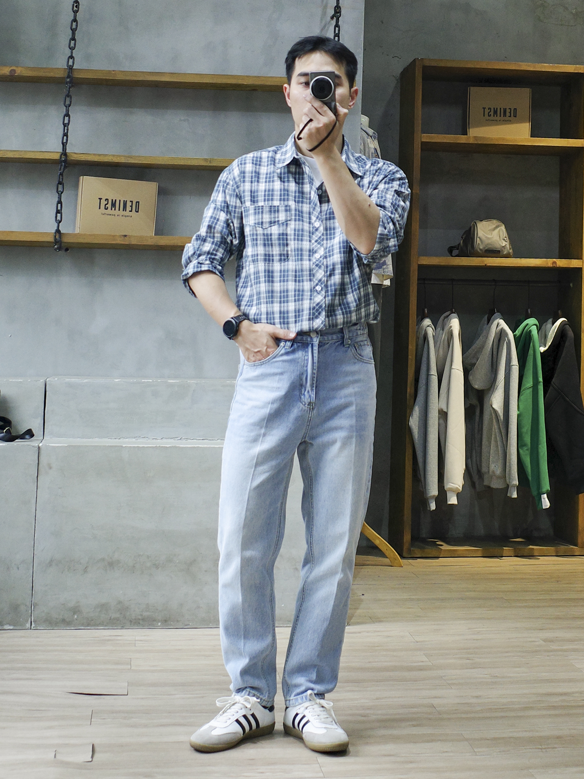 Áo Sơ Mi Nam Cotton Đũi DNST 8837