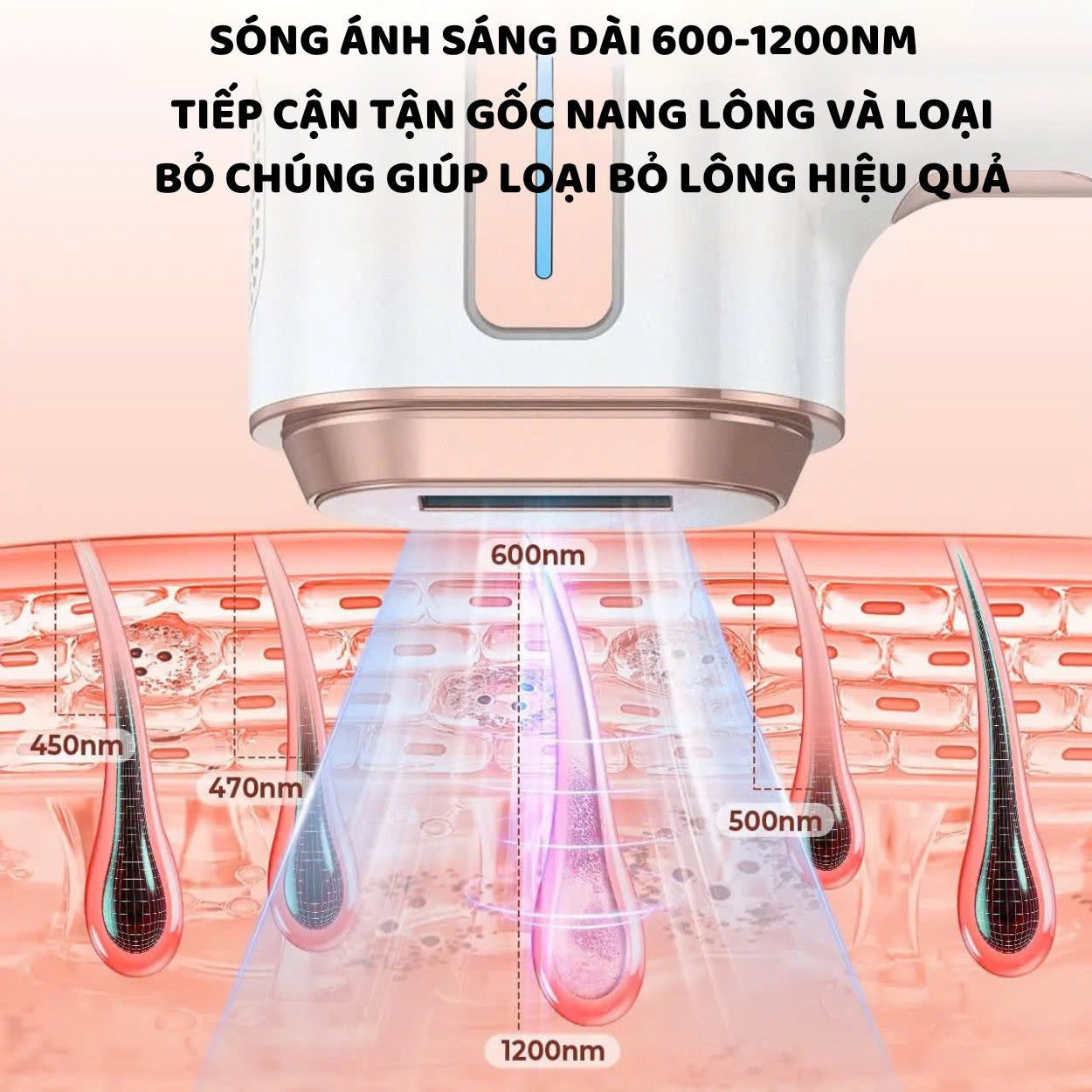 Mô tả Máy triệt lông ENZO cao cấp, công nghệ IPL giảm thâm trẻ hóa da, triệt lạnh ICE, Bảo Hành 10 Năm - 6