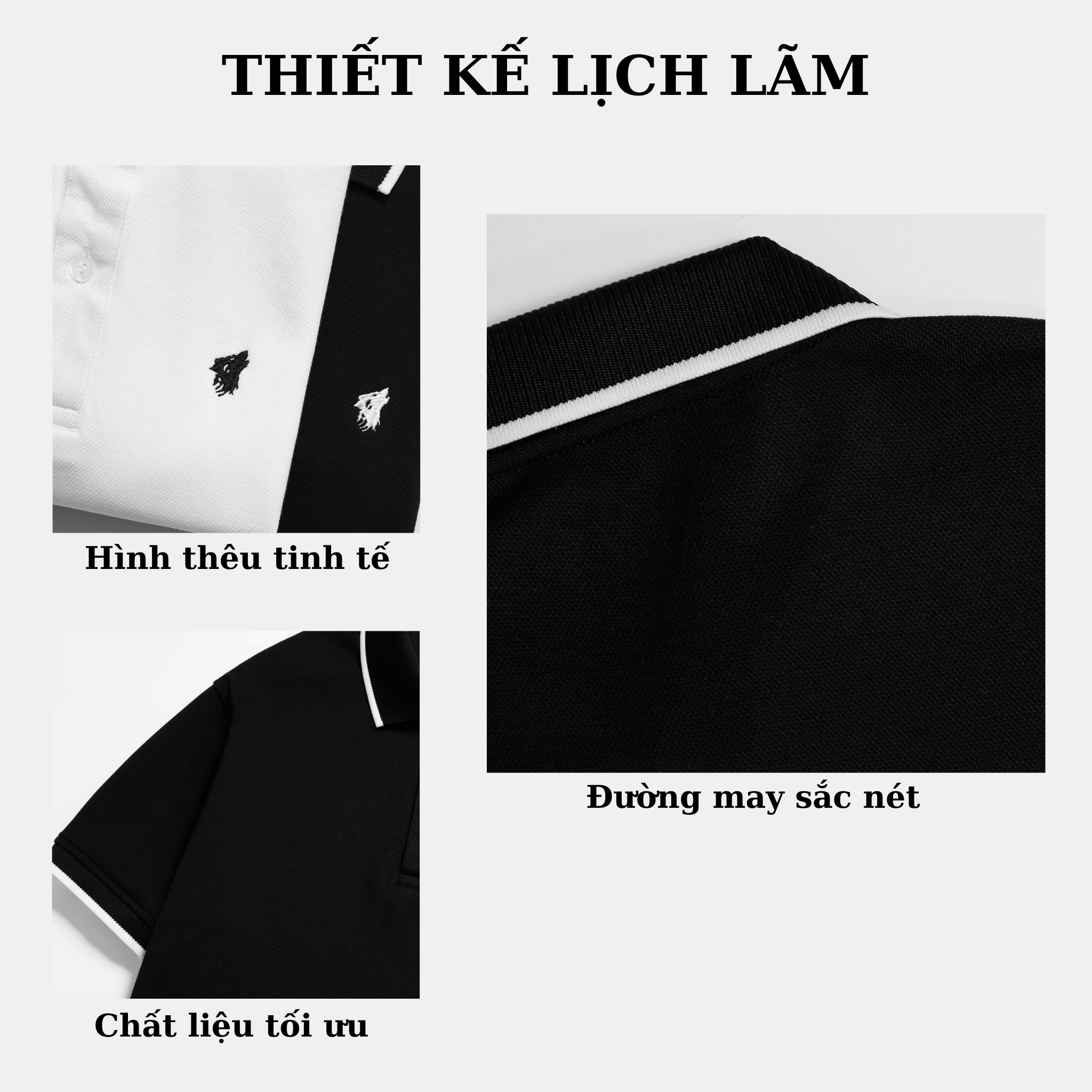 Mô tả Áo thun polo nam ngắn tay LADOS-9180 thun cá sấu interlock basic trẻ trung, phong cách Hàn Quốc - 4