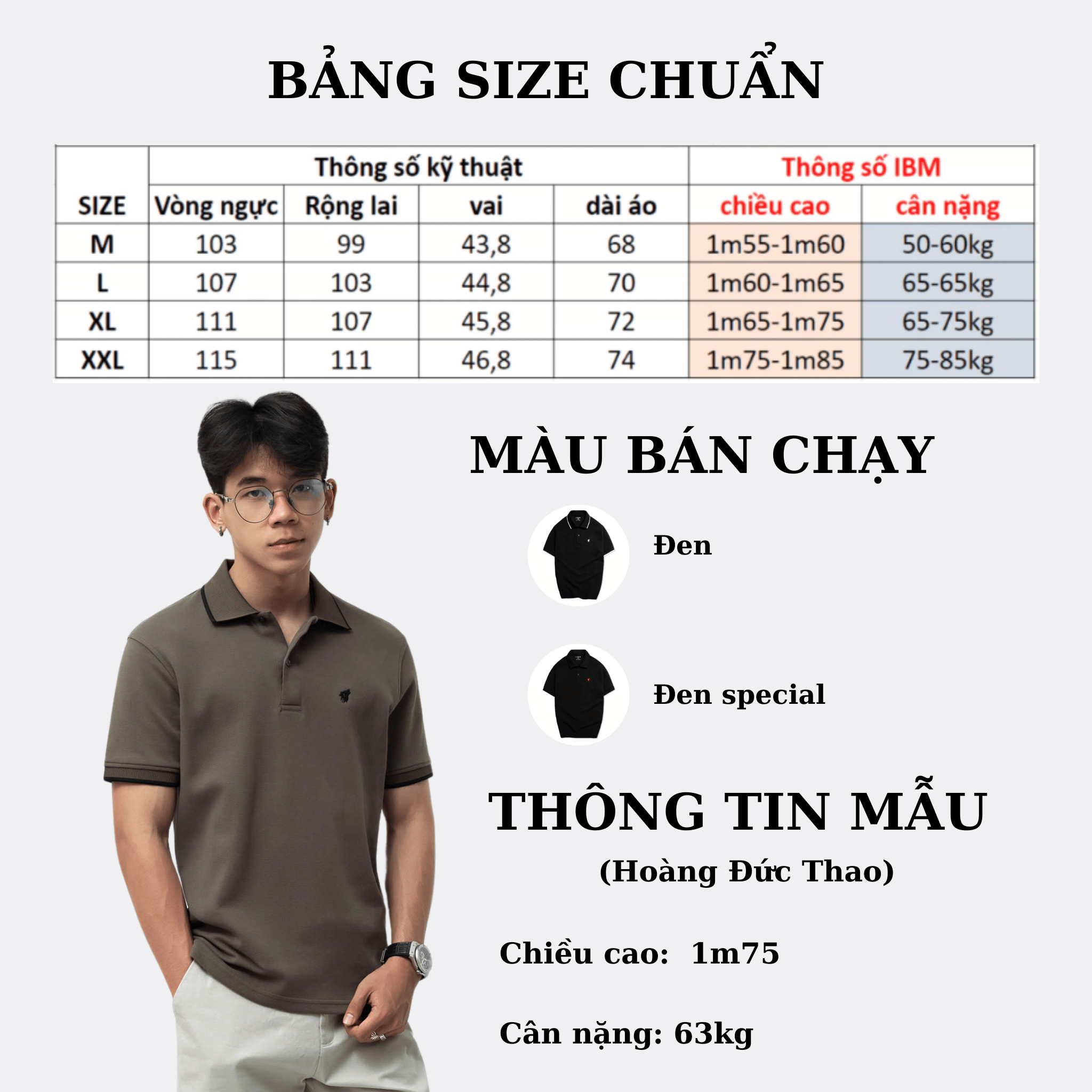 Mô tả Áo thun polo nam ngắn tay LADOS-9180 thun cá sấu interlock basic trẻ trung, phong cách Hàn Quốc - 3