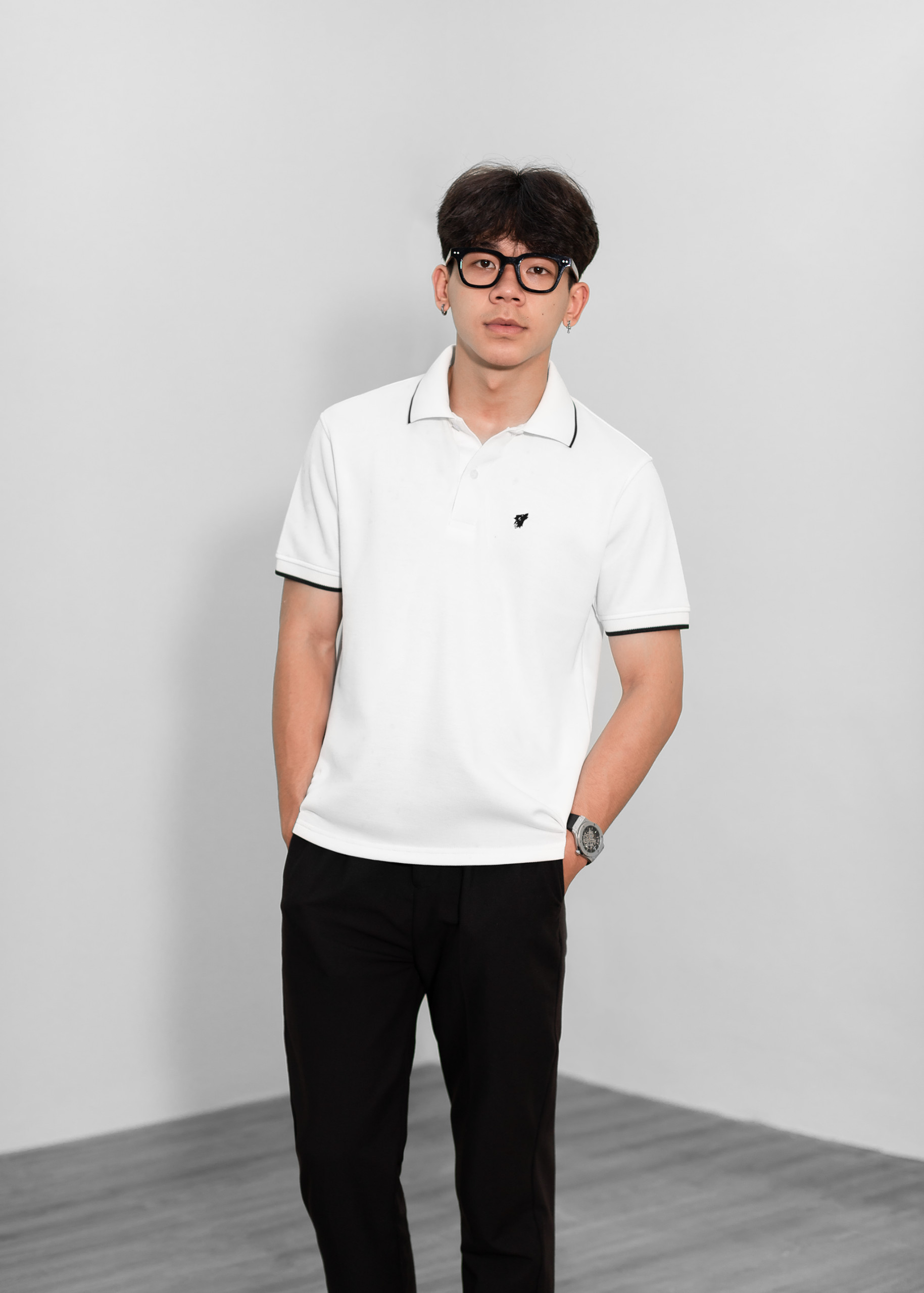 Mô tả Áo thun polo nam ngắn tay LADOS-9180 thun cá sấu interlock basic trẻ trung, phong cách Hàn Quốc - 6