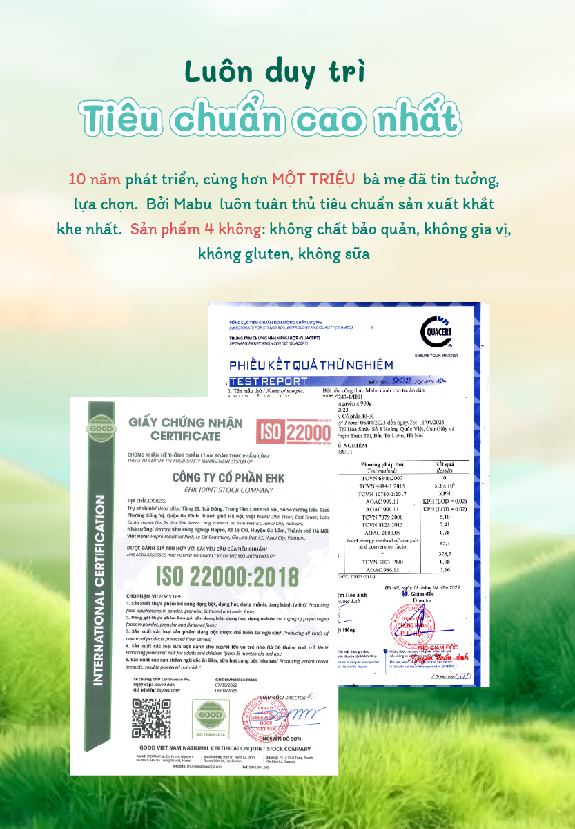 Mô tả Combo 7 cháo nấu công thức Mabu nguyên hạt cho bé ăn dặm - 6