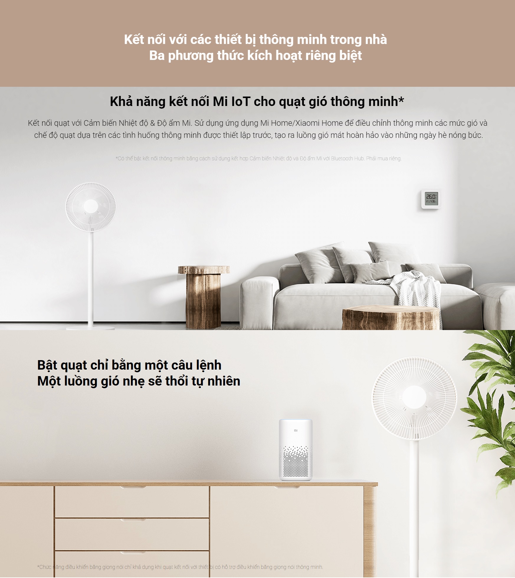 Mô tả Quạt Thông Minh Xiaomi Mi Smart Standing Fan 2 Lite EU | Điều Khiển Thông Minh Bằng Giọng Nói | Bảo Hành 12 Tháng - 3