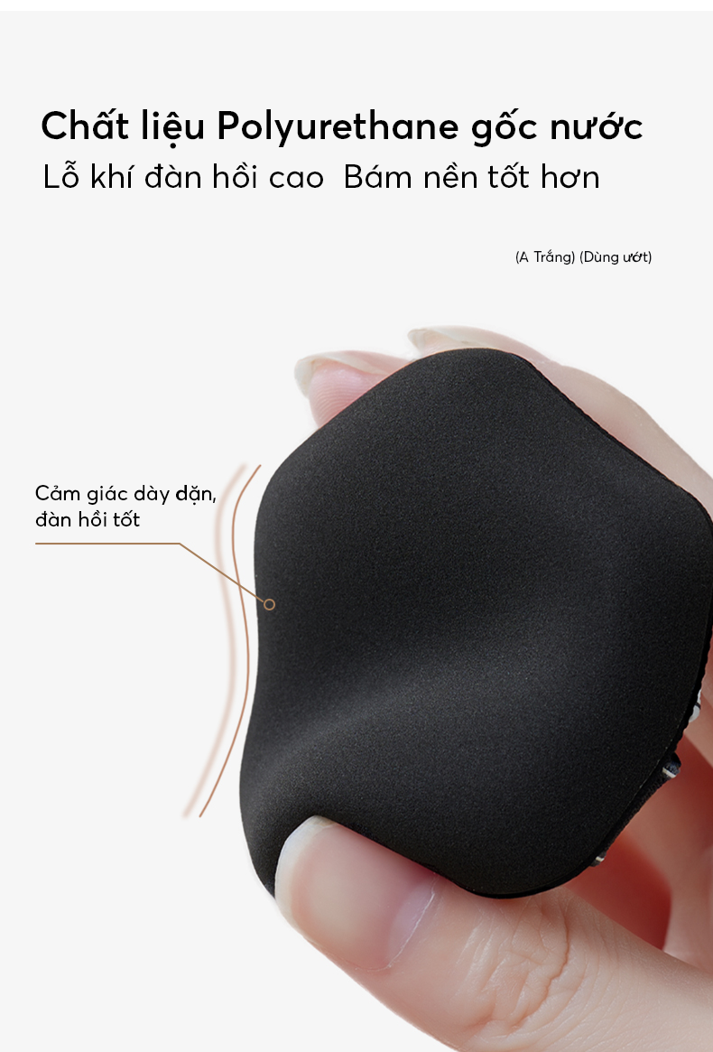 Mút Trang Điểm AMORTALS Double AA Cao Cấp Tán Kem Nền Cushion Dùng Khô ...