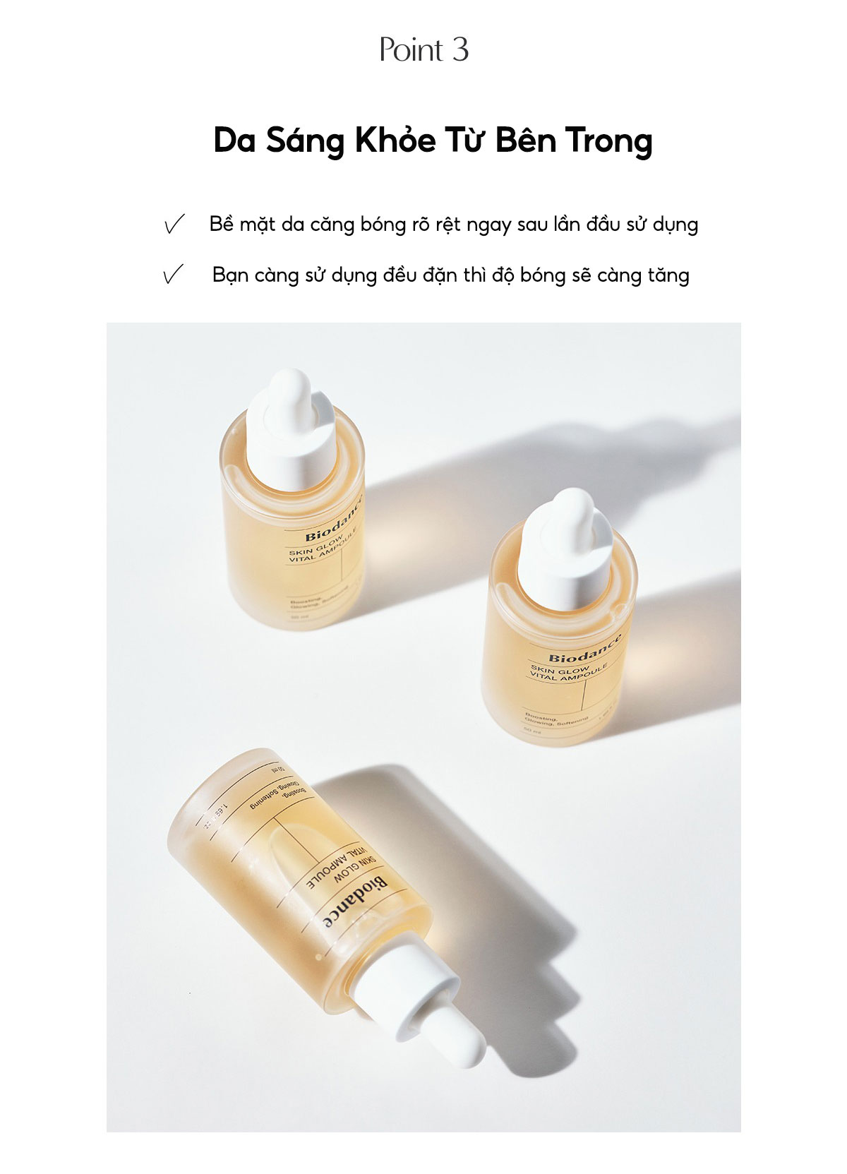 Mô tả BIODANCE Tinh Chất Dưỡng Sáng Mờ Thâm Mụn Hệ Miễn Dịch Da Mềm Mịn Skin Glow Vital Ampoule 50ml - 7