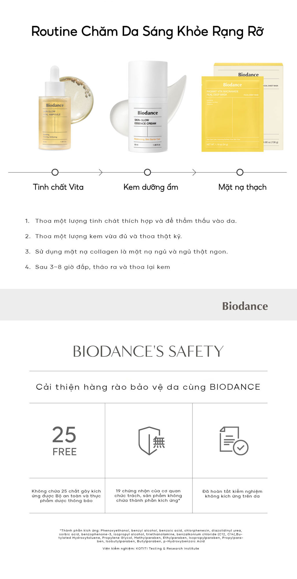 Mô tả BIODANCE Tinh Chất Dưỡng Sáng Mờ Thâm Mụn Hệ Miễn Dịch Da Mềm Mịn Skin Glow Vital Ampoule 50ml - 10