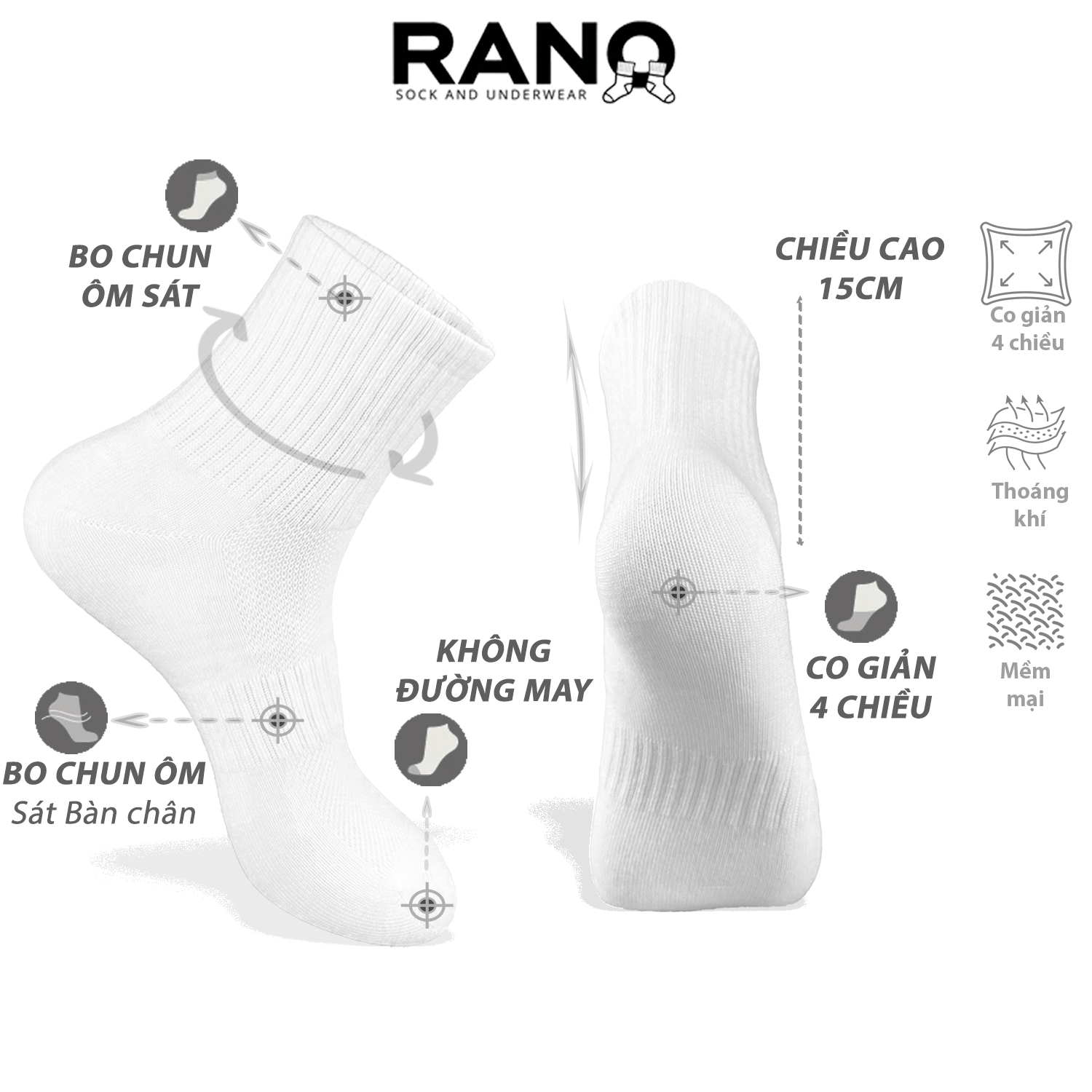 Tất Vớ RANO bền đẹp