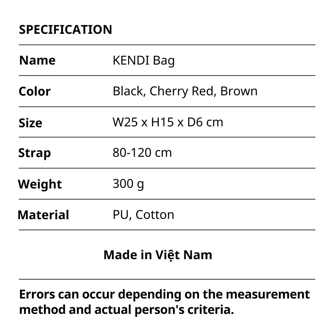 Mô tả Túi xách Vuông Shop®️ Kendi - 1