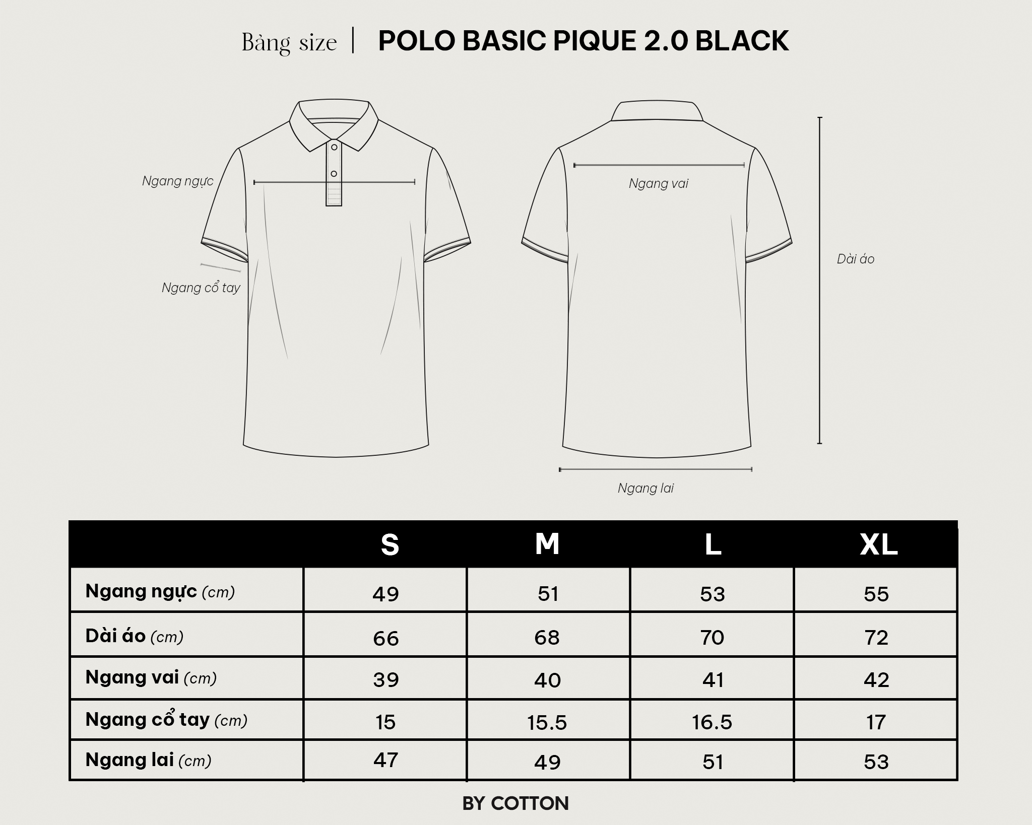 Mô tả Áo Thun Polo Nam Cao Cấp Basic Pique Ver 2 Multi Color By Cotton - 9