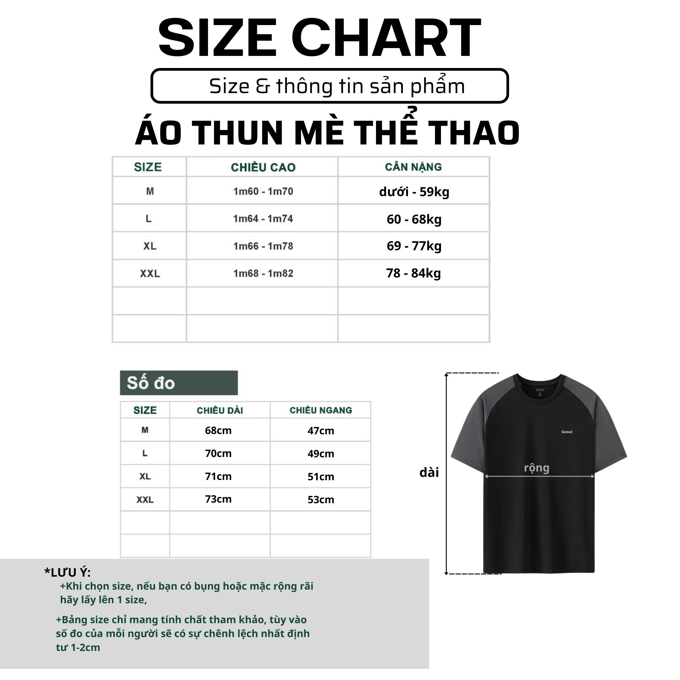 Mô tả Áo thun nam Gấu 194 vải thun Lạnh co dãn 4 chiều, phong cách thể thao - gym - bóng đá, from slim fit - TLRL- GOOUT - 2
