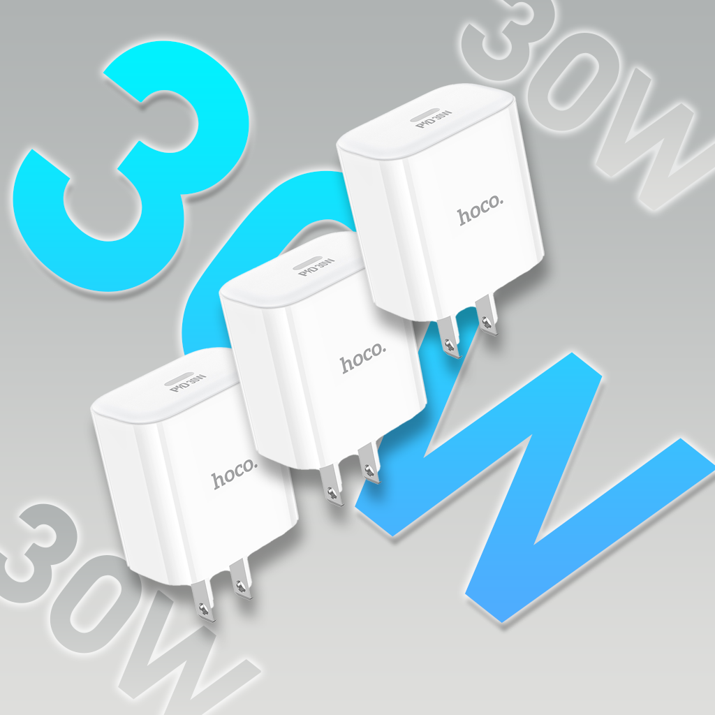 Mô tả Củ Sạc Nhanh PD 30W CHÍNH HÃNG HOCO Sử Dụng Cho Các Dòng ĐT Smartphone SamSung,IP,Oppo,Xiaomi - 1
