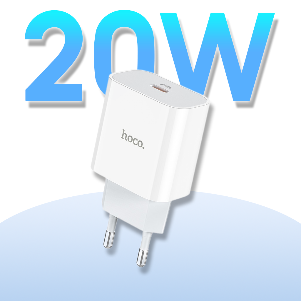 Mô tả Củ Sạc Nhanh PD 20W CHÍNH HÃNG Hoco Cổng Type C Phù Hợp Cho Các ĐT IP, Samsung, Oppo, Xiaomi.v.v.v - 2