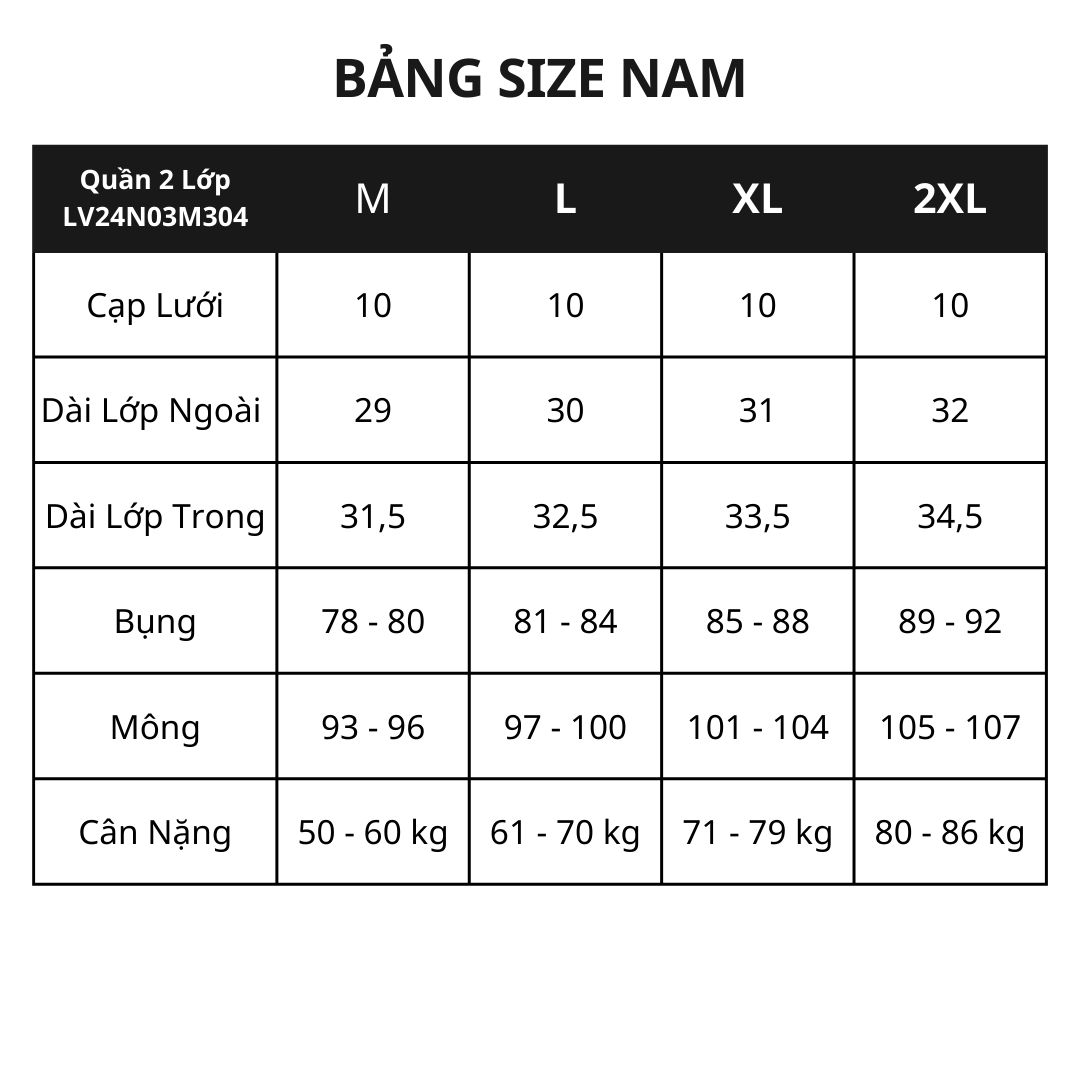 Mô tả Quần Short 2 Lớp Nam Livan Có Túi Tiện Lợi, Thấm Hút Mồ Hôi, Nhanh Khô, Thoải Mái Vận Động, Chạy Bộ, Tập Gym Màu Cơ Bản - 8