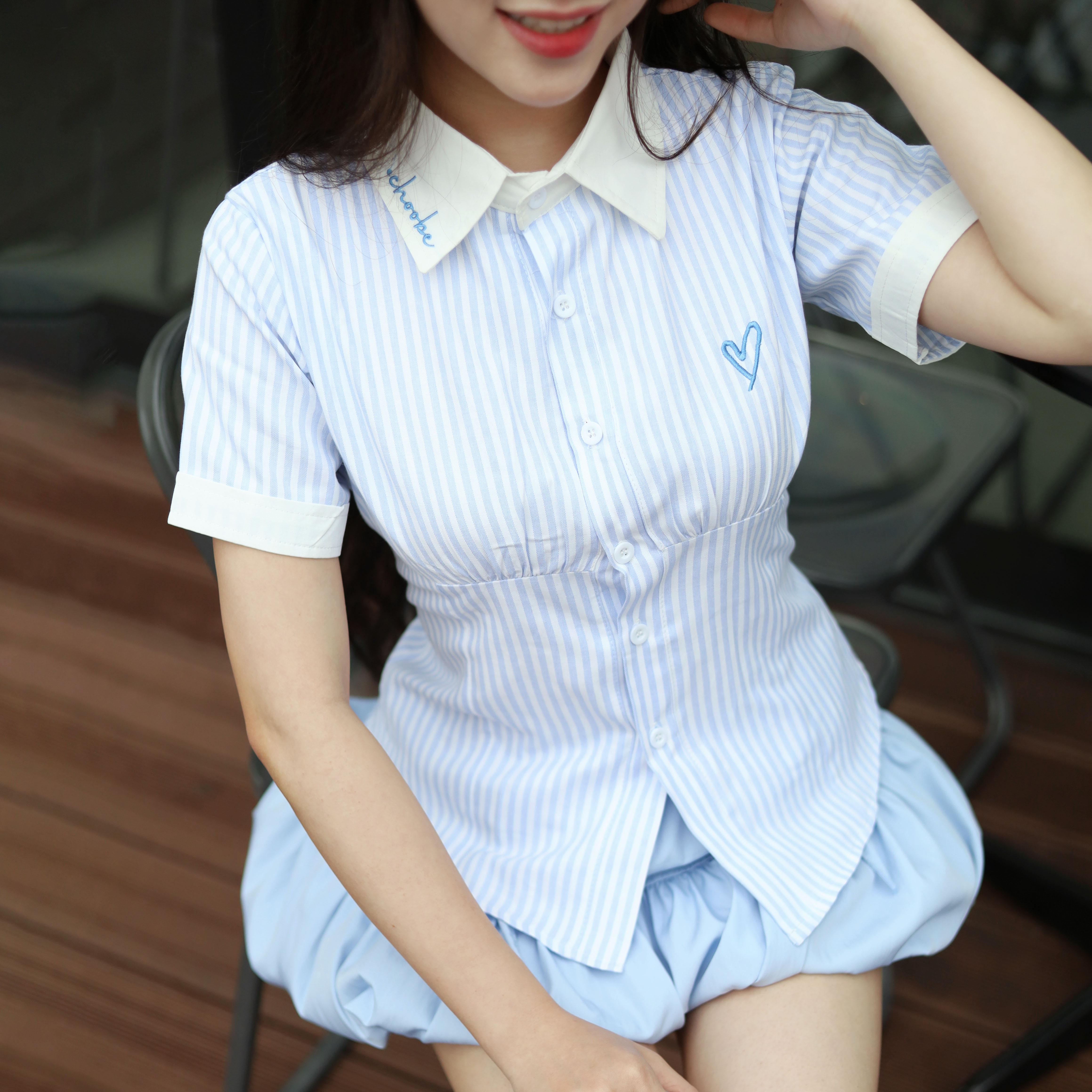Áo sơ mi nữ đuôi tôm Maidie Choobe