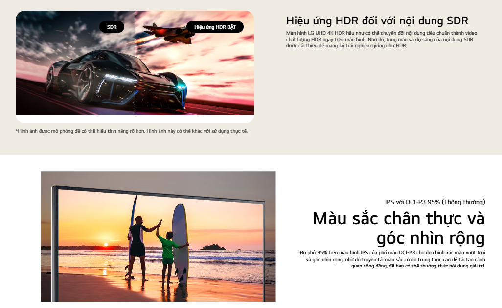Mô tả Màn hình LG 27UP600K-W (27Inch/ 4K (3840 x 2160)/ 5ms/ 400cd/m2/ IPS) - 3