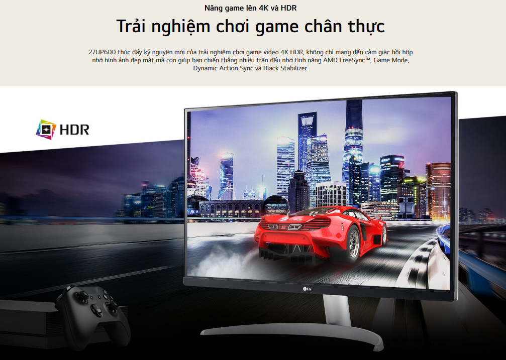 Mô tả Màn hình LG 27UP600K-W (27Inch/ 4K (3840 x 2160)/ 5ms/ 400cd/m2/ IPS) - 4