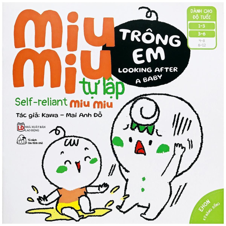 Mô tả Sách Ehon Kĩ Năng Sống - Miu Miu Tự Lập Phần 2 - Song Ngữ Anh - Việt 1-6 tuổi (8 cuốn lẻ tùy chọn) - 5