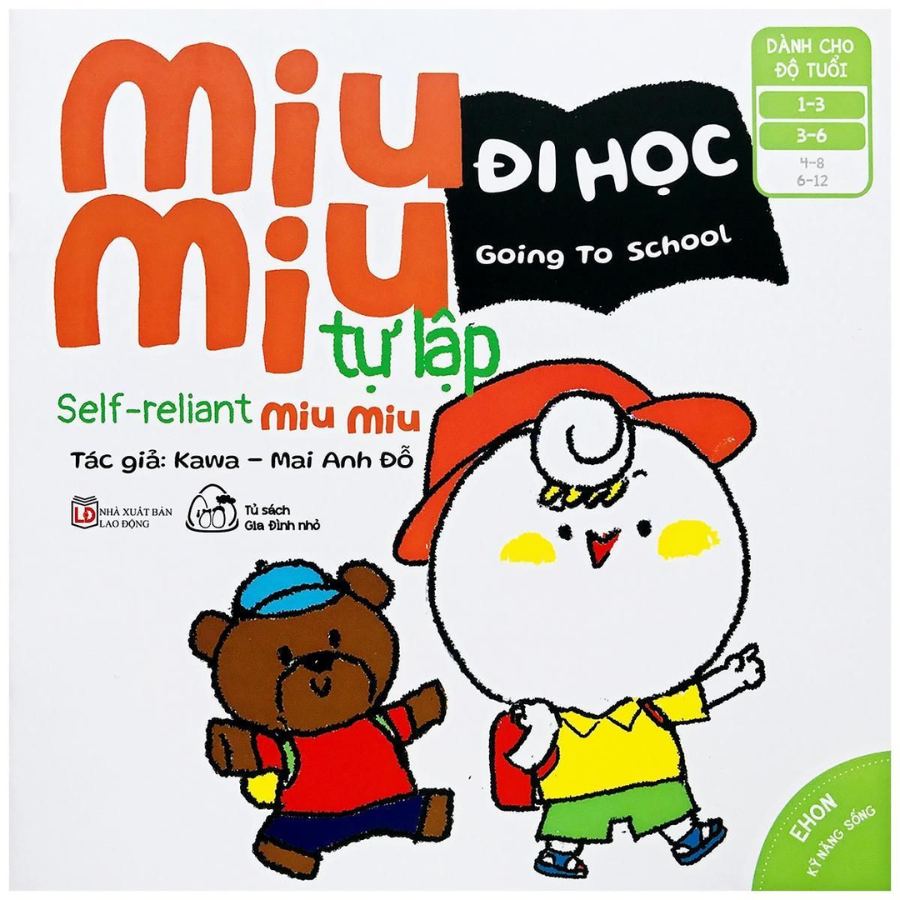 Mô tả Sách Ehon Kĩ Năng Sống - Miu Miu Tự Lập Phần 2 - Song Ngữ Anh - Việt 1-6 tuổi (8 cuốn lẻ tùy chọn) - 7