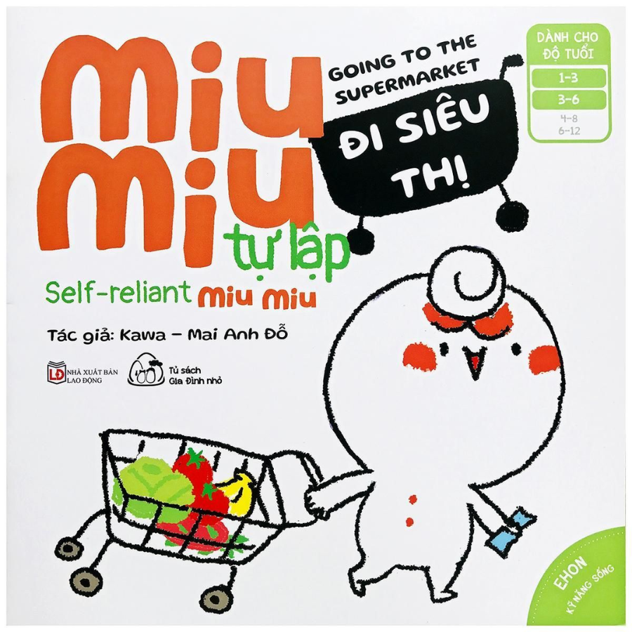 Mô tả Sách Ehon Kĩ Năng Sống - Miu Miu Tự Lập Phần 2 - Song Ngữ Anh - Việt 1-6 tuổi (8 cuốn lẻ tùy chọn) - 8