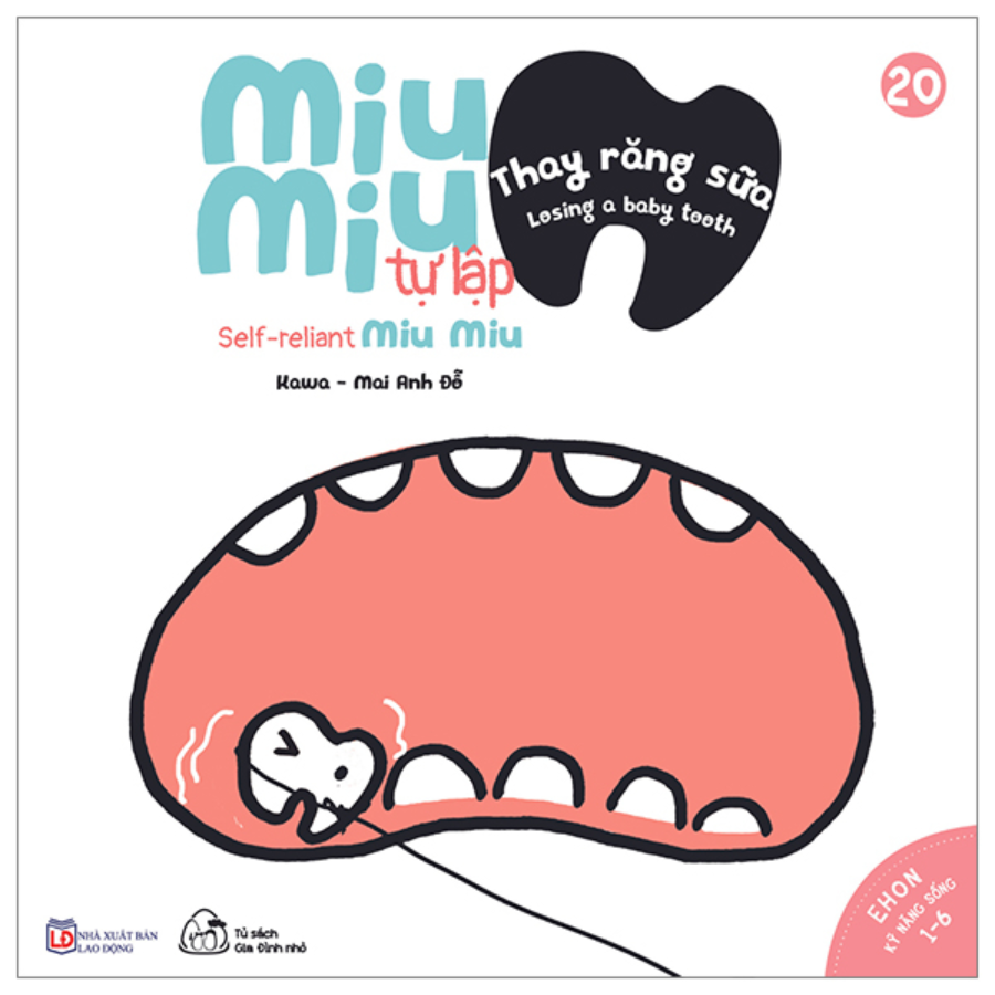 Mô tả Sách - Ehon Kĩ Năng Sống - Miu Miu Tự Lập Phần 1 - Song ngữ (8 quyển lẻ tùy chọn cho trẻ 1-6 tuổi) - 7
