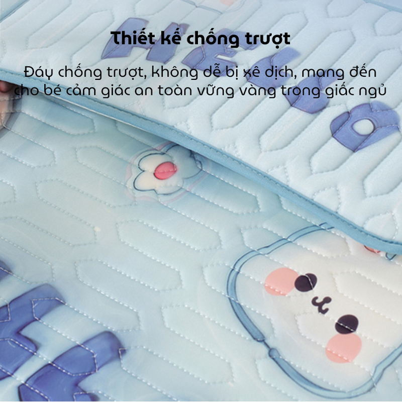Mô tả Chiếu Điều Hoà Cao Su Non Cho Bé KidAndMom 60x120cm In Hình 5D (Không Có Chống Thấm) - 6