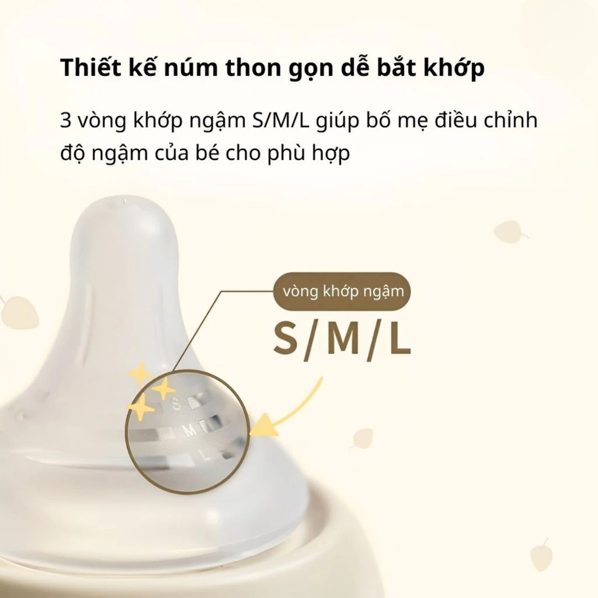 Núm ti bình sữa Green Finger Hàn quốc, núm ty 2 van thoát khí (vừa bình ...