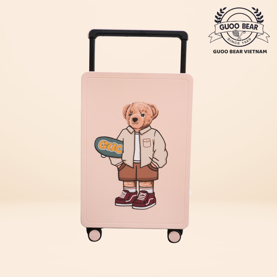 Mô tả Vali GUOO BEAR chính hãng - GU9001 GU9002 đi du lịch size 20, size 24 - 1