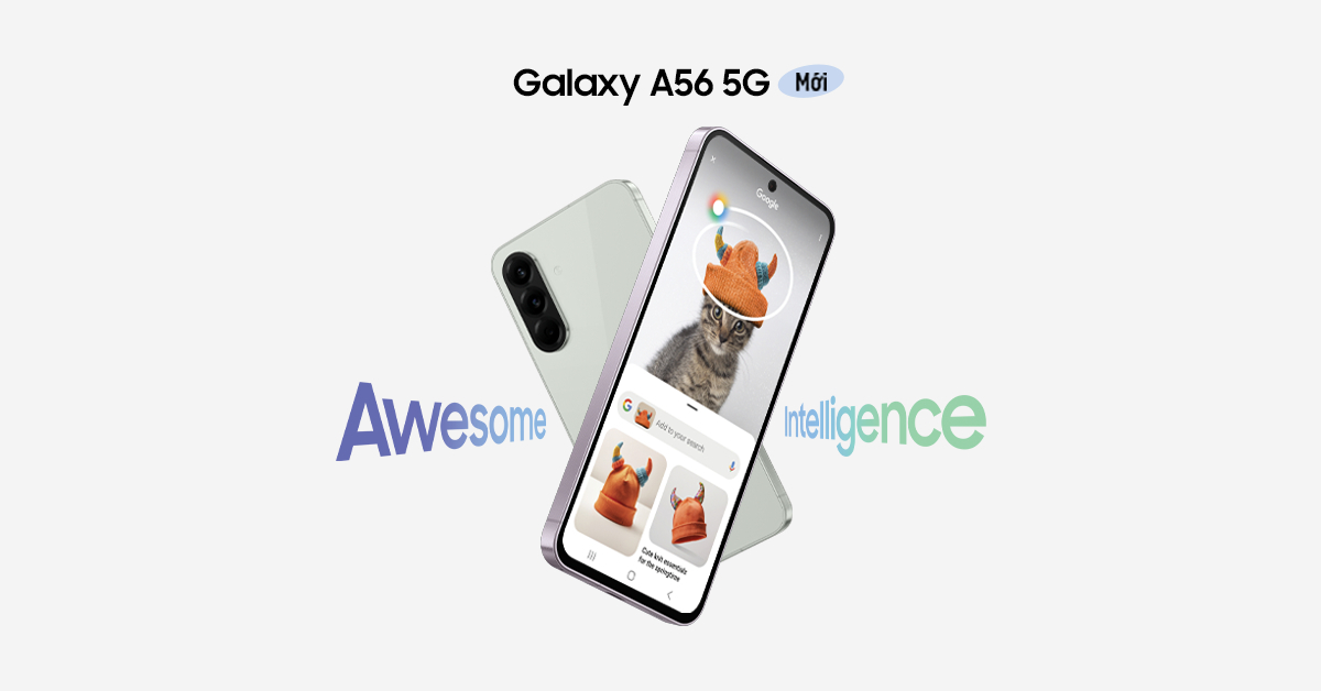 Mô tả Điện thoại Samsung Galaxy A56 5G 8GB | 128GB, Màn hình 6.7" - Chip Exynos 1580 - 50MP - 5000mAh, Bảo hành 2 năm - 1