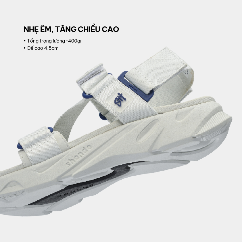 Mô tả Giày Sandal Nam Nữ F8M Thoải Mái, Nhẹ Êm Ver 2 Shondo Nhiều Màu - 8
