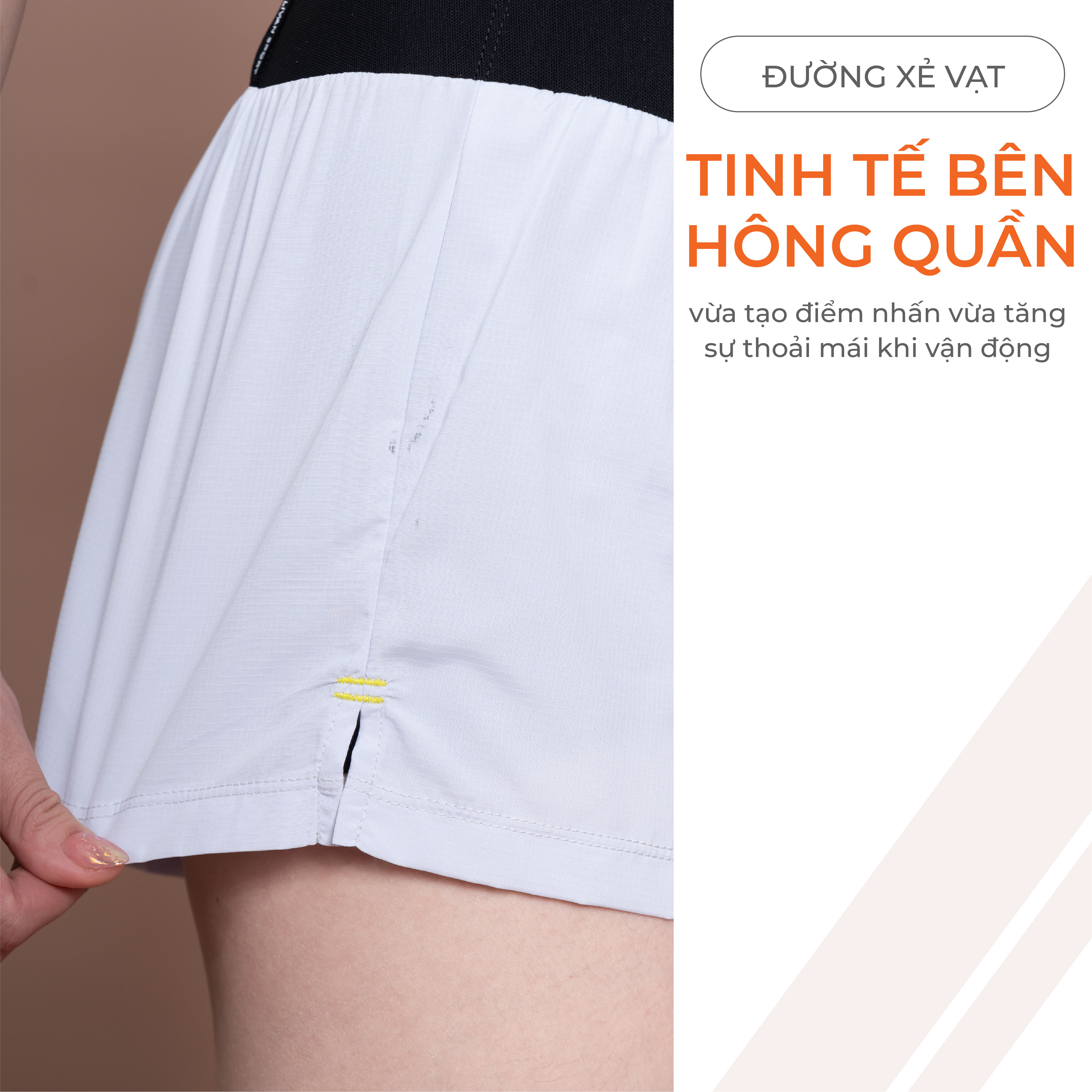Mô tả Quần Chạy Bộ Nữ 2 Lớp Livan Sport, Quần Running, Quần Chạy Nữ, Quần Chạy Có Cạp Đựng Đồ Tiện Lợi, Quần Running 2 Lớp Nữ - 2