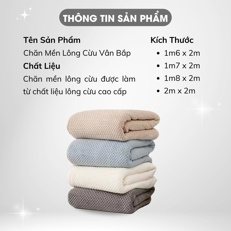 Chăn lông cừu mềm mịn
