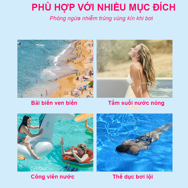 Mô tả Miếng dán PU bảo vệ vùng kín SPORTY DP8 dùng 1 lần chống nước, phòng ngừa nhiễm trùng cho phụ nữ - 1