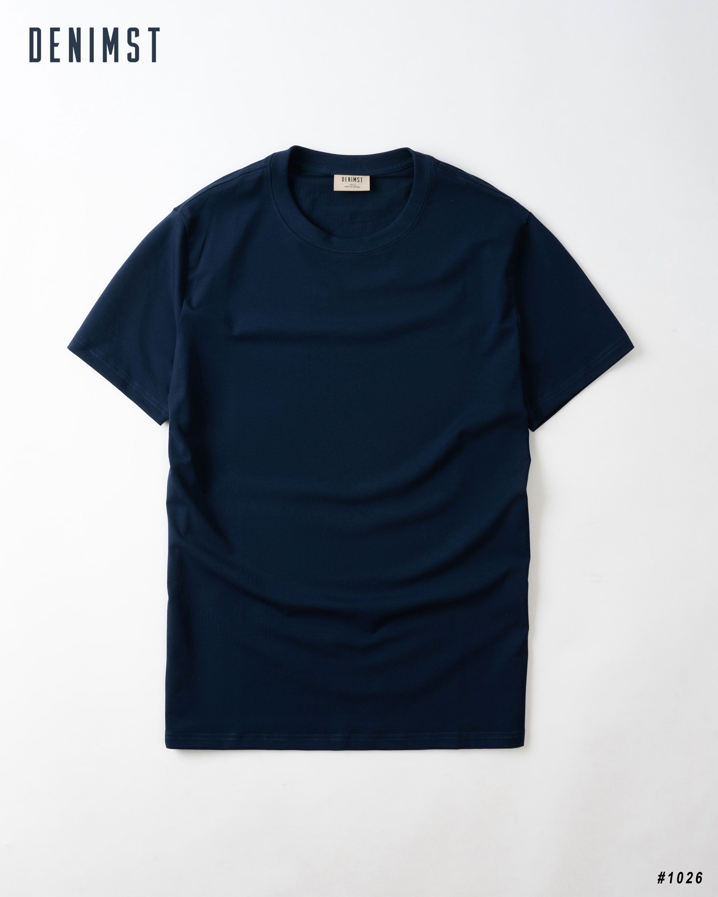 Áo Thun Nam DENIMST 1026 - Ghi