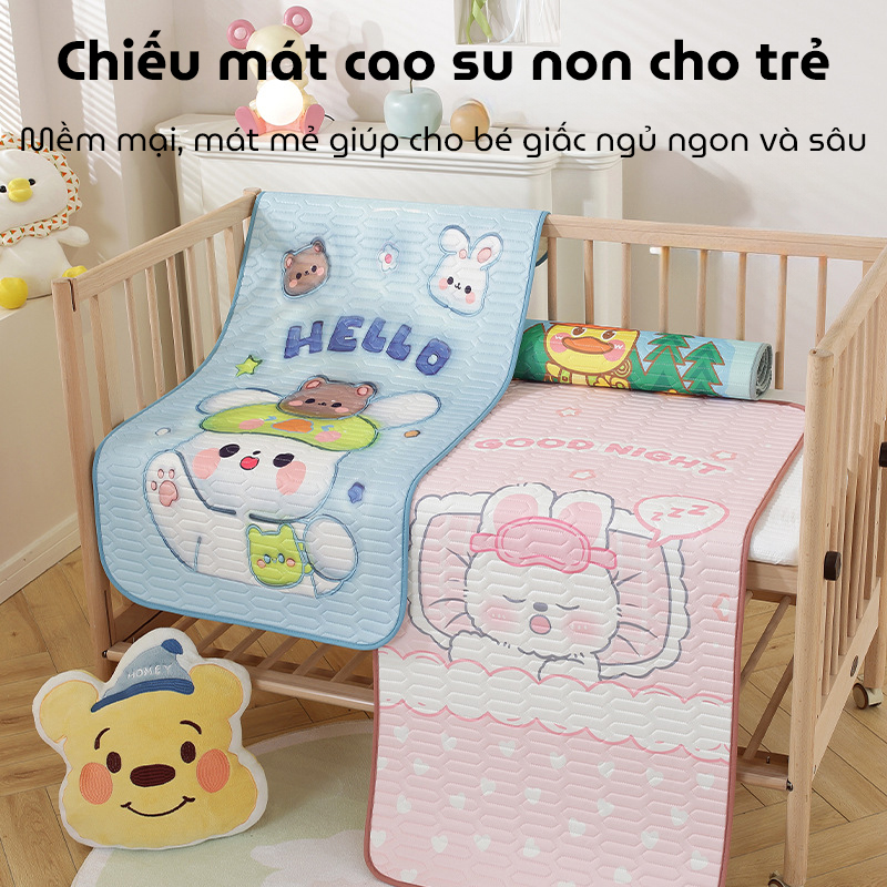 Mô tả Chiếu Điều Hoà Cao Su Non Cho Bé KidAndMom 60x120cm In Hình 5D (Không Có Chống Thấm) - 10