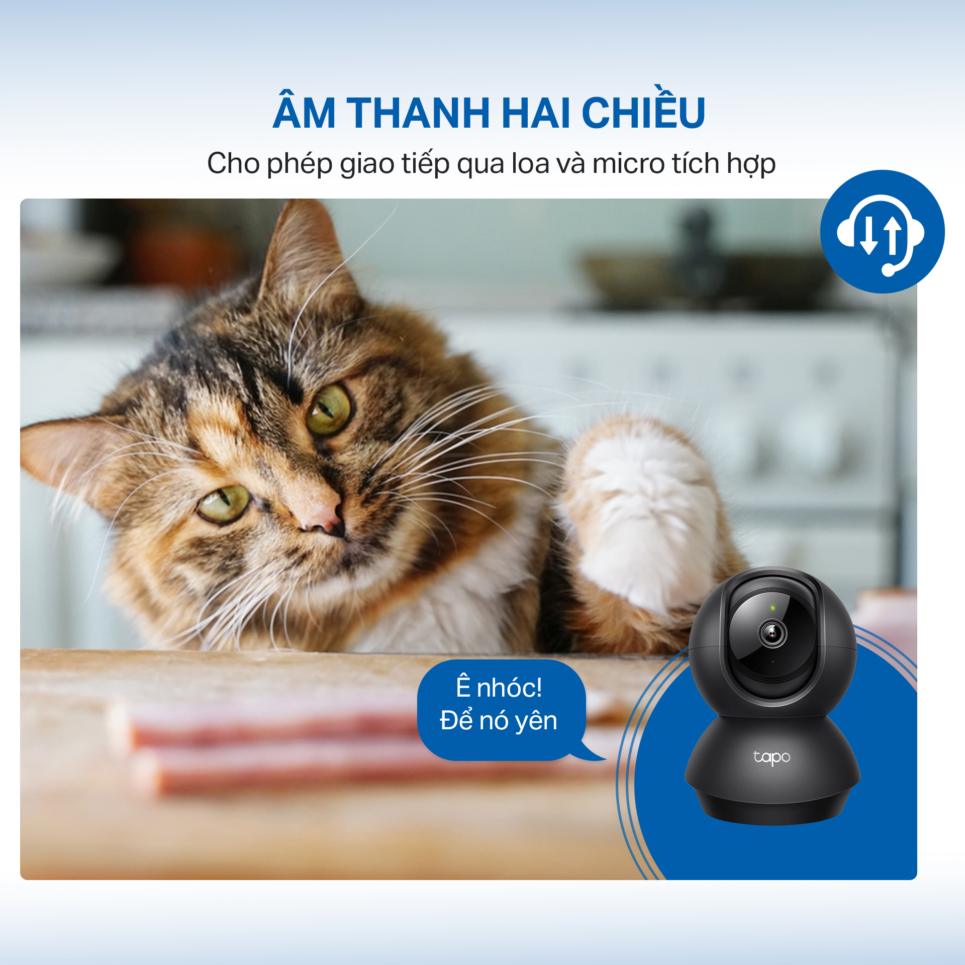 Camera Tapo Đàm thoại 2 chiều