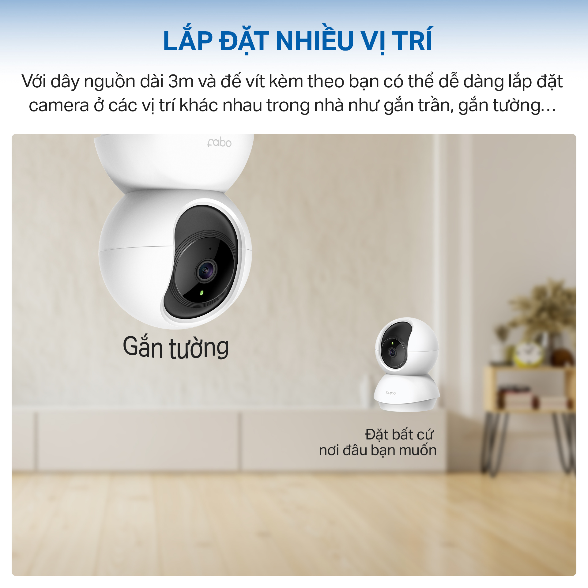 Mô tả Camera Wifi TP-Link Tapo C200/TC71/C211/C220/C202/C212/C222/C230 2MP/3MP/5MP/2K QHD Quay 360 độ - 9
