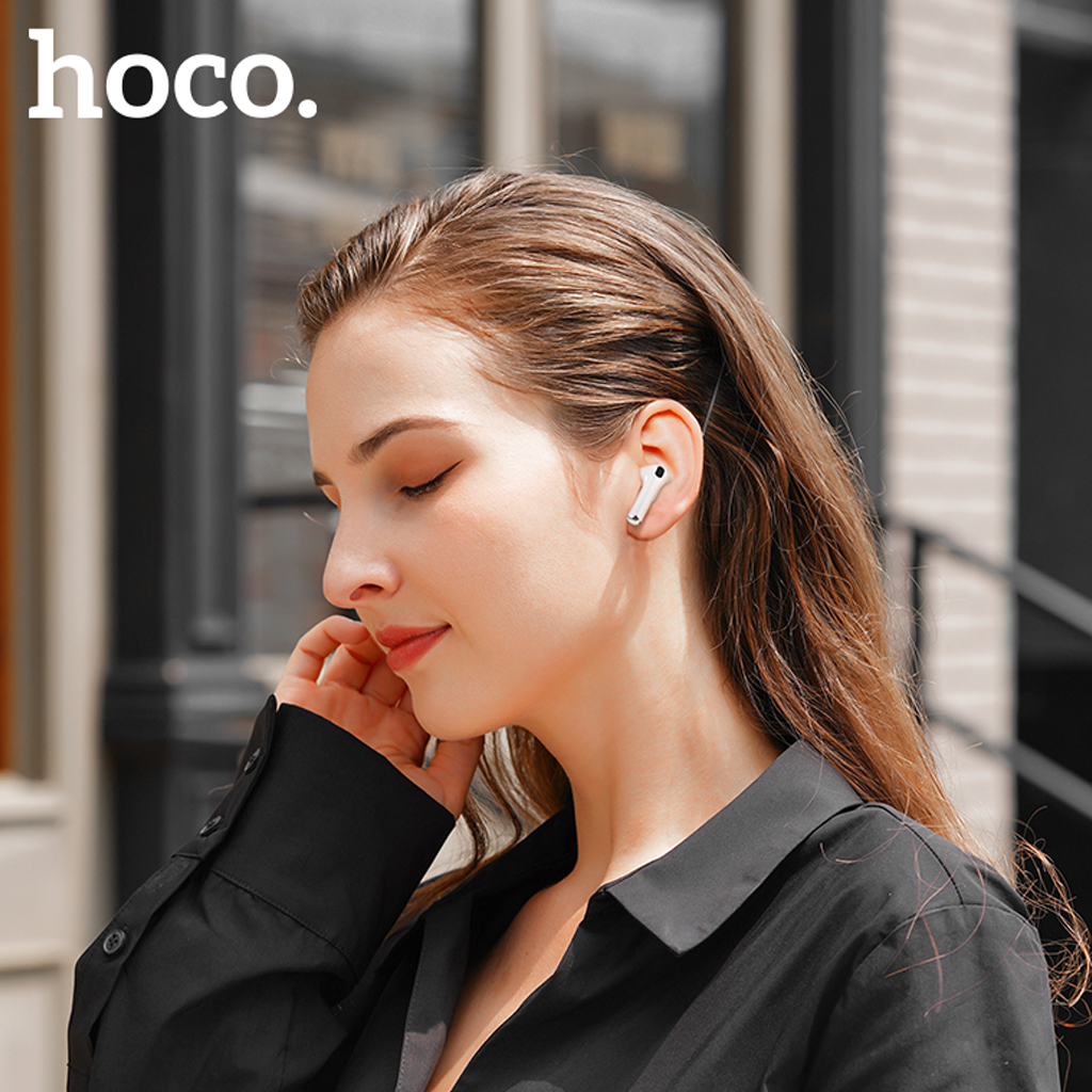 Mô tả Tai Nghe không dây Bluetooth Chính Hãng HOCO có MIC Đàm Thoại-Pin 30mah-Nghe Nhạc 4H-Chân Sạc Type C - 3