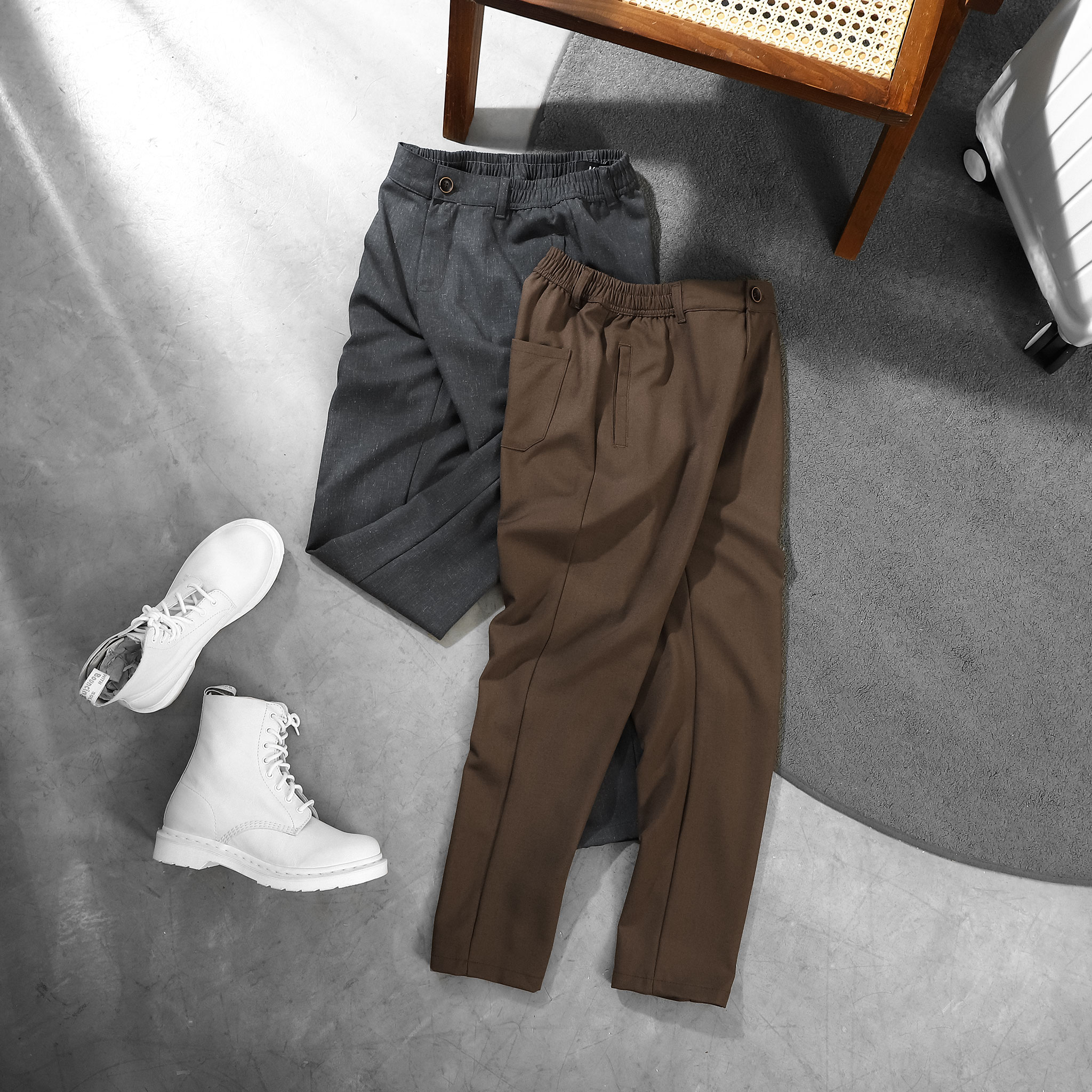 Mô tả Quần Dài Linen nam MK CLEVER Chất liệu Linen mềm mịn, thoáng mát, cạp thun thoải mái, form suông thanh lịch - 2