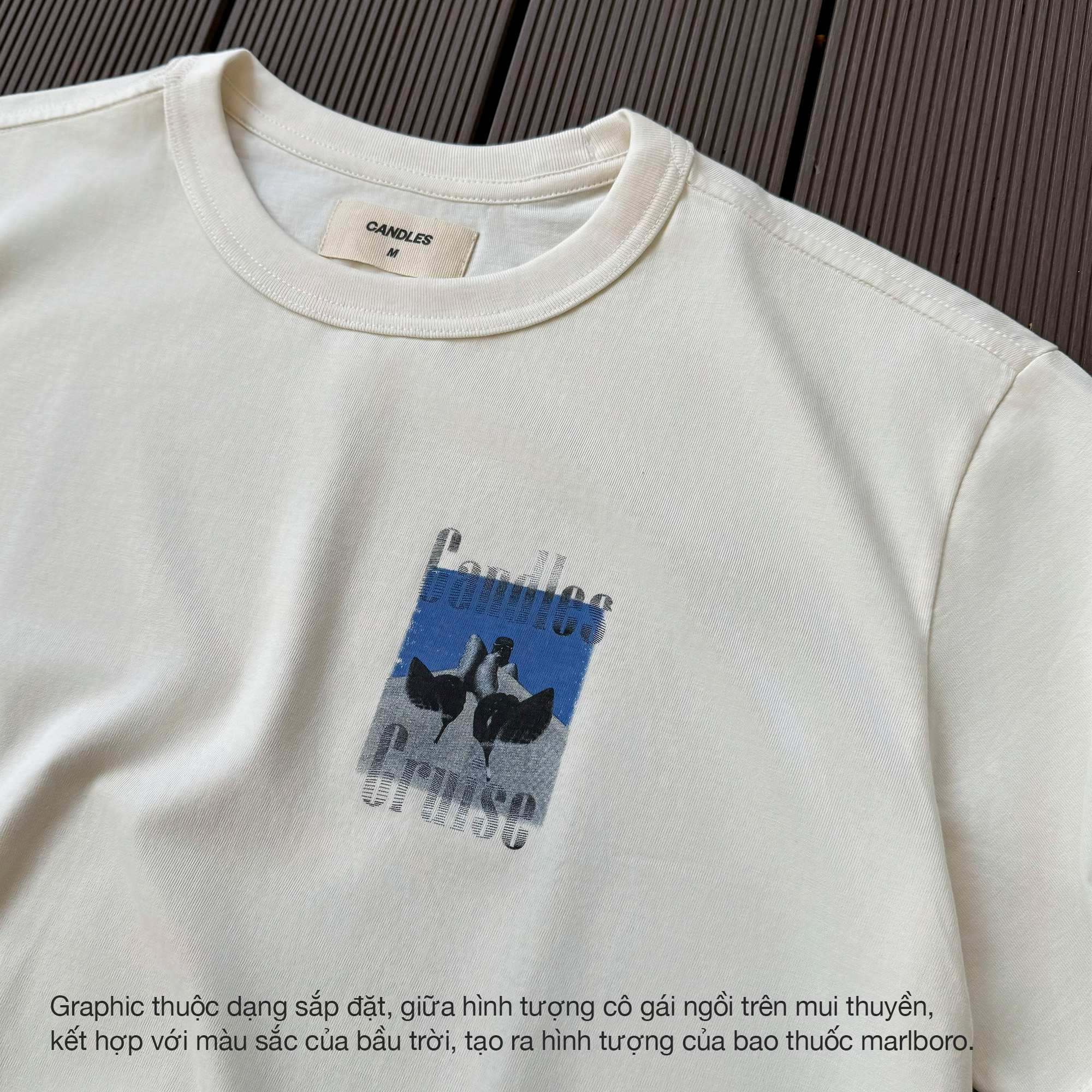 Mô tả Áo thun Candles Cruise Oversize Tee Unisex - 3