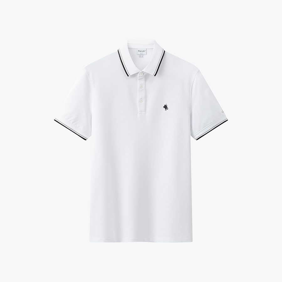 Mô tả Áo Polo Nam Biluxury 9APCB508 Form Slimfit Logo Thánh Gióng Co Giãn Thấm Hút Bền Màu - 2