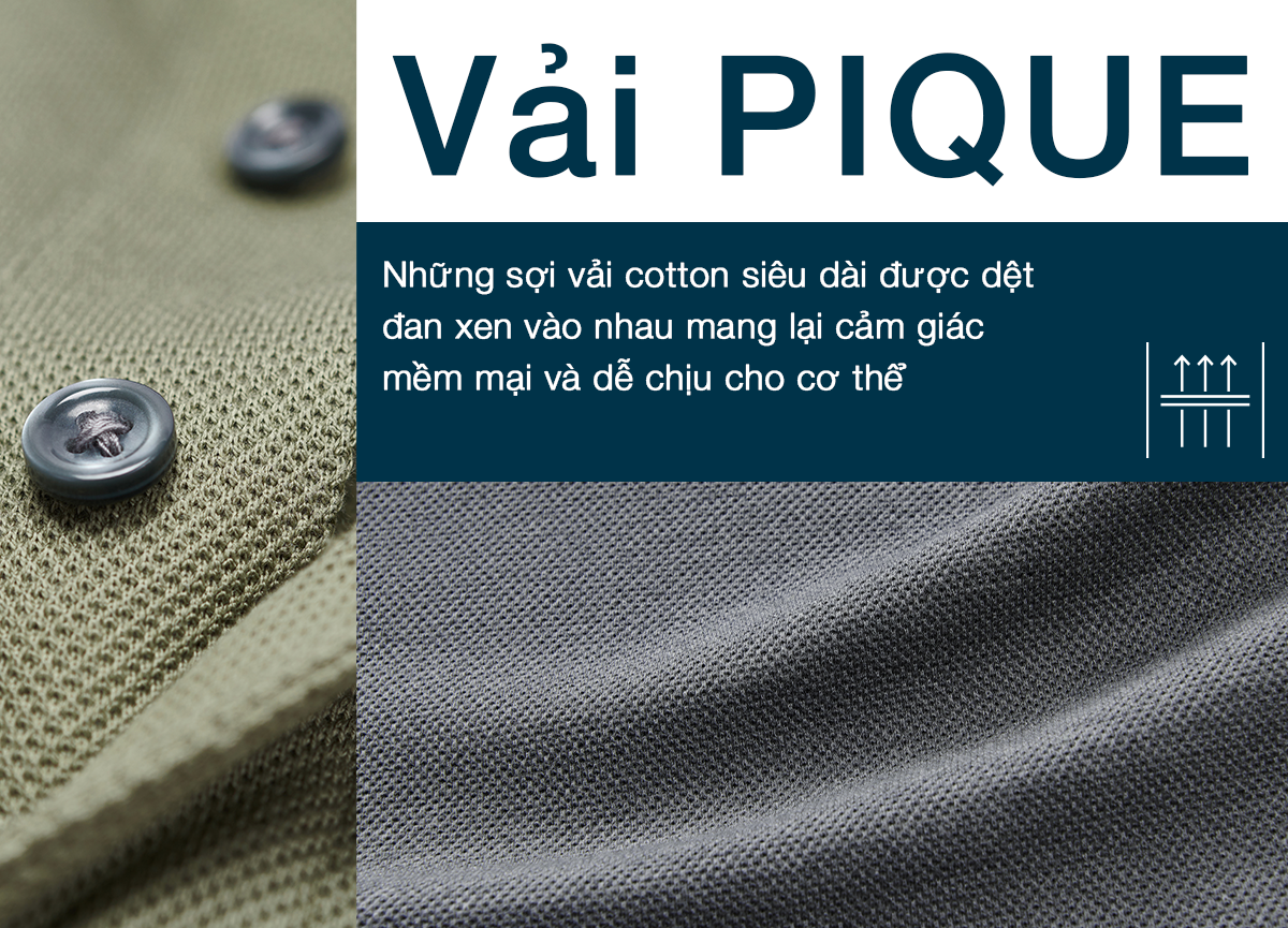 Mô tả Áo thun polo 100% cotton công nghệ Waterless Dye, chống sờn vải DETERMINANT BST Fall Winter 2024 p02-05 - 4