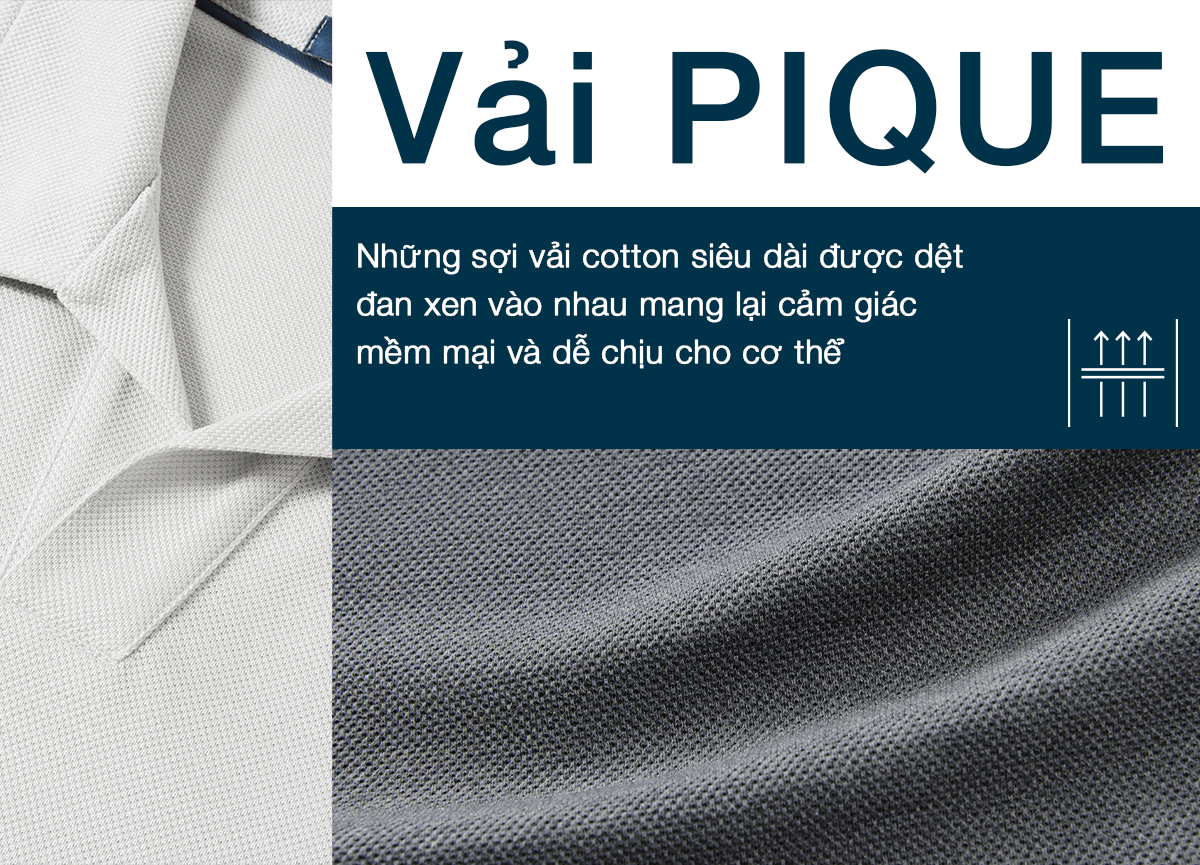 Mô tả Áo thun nam Polo DETERMINANT 100% Cotton siêu dài, kháng khuẩn chống phai màu - cổ không phối cúc - P04 - 4