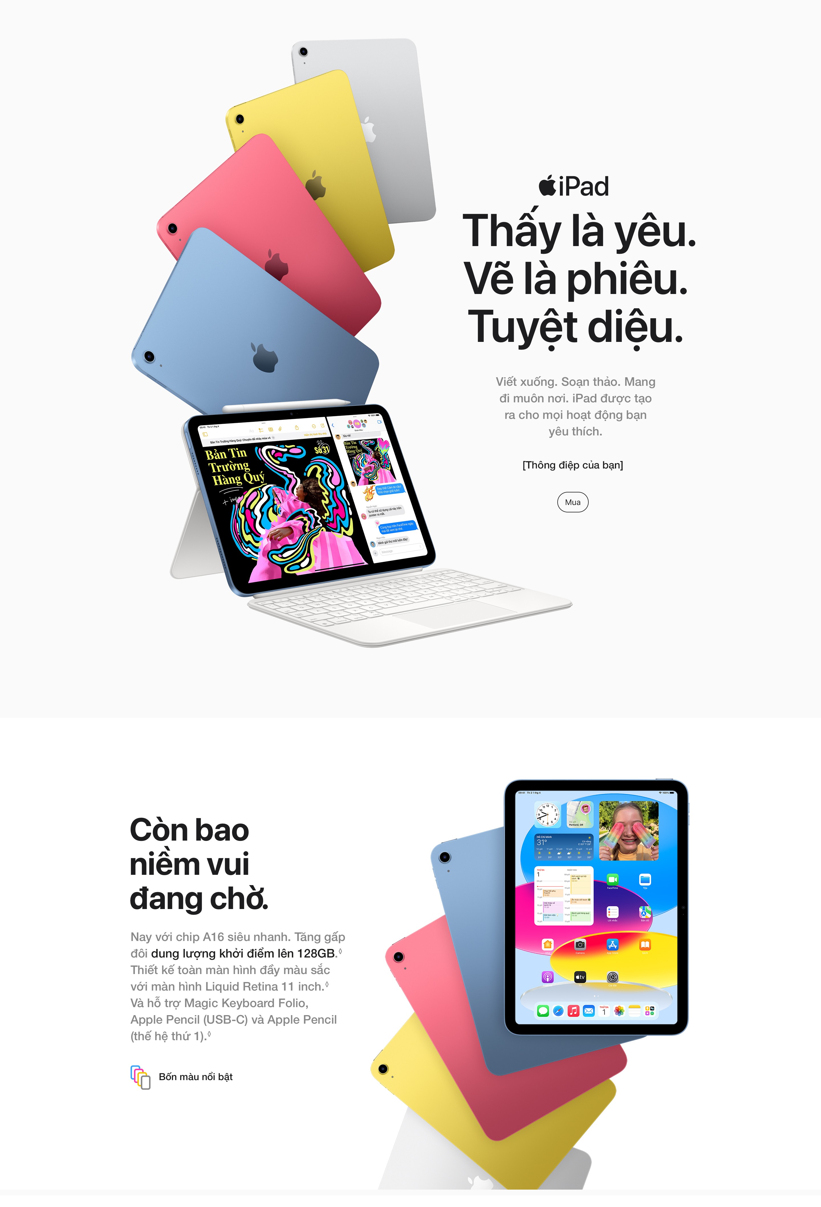 Mô tả iPad (A16) 11 inch Wi-Fi 128GB - 1