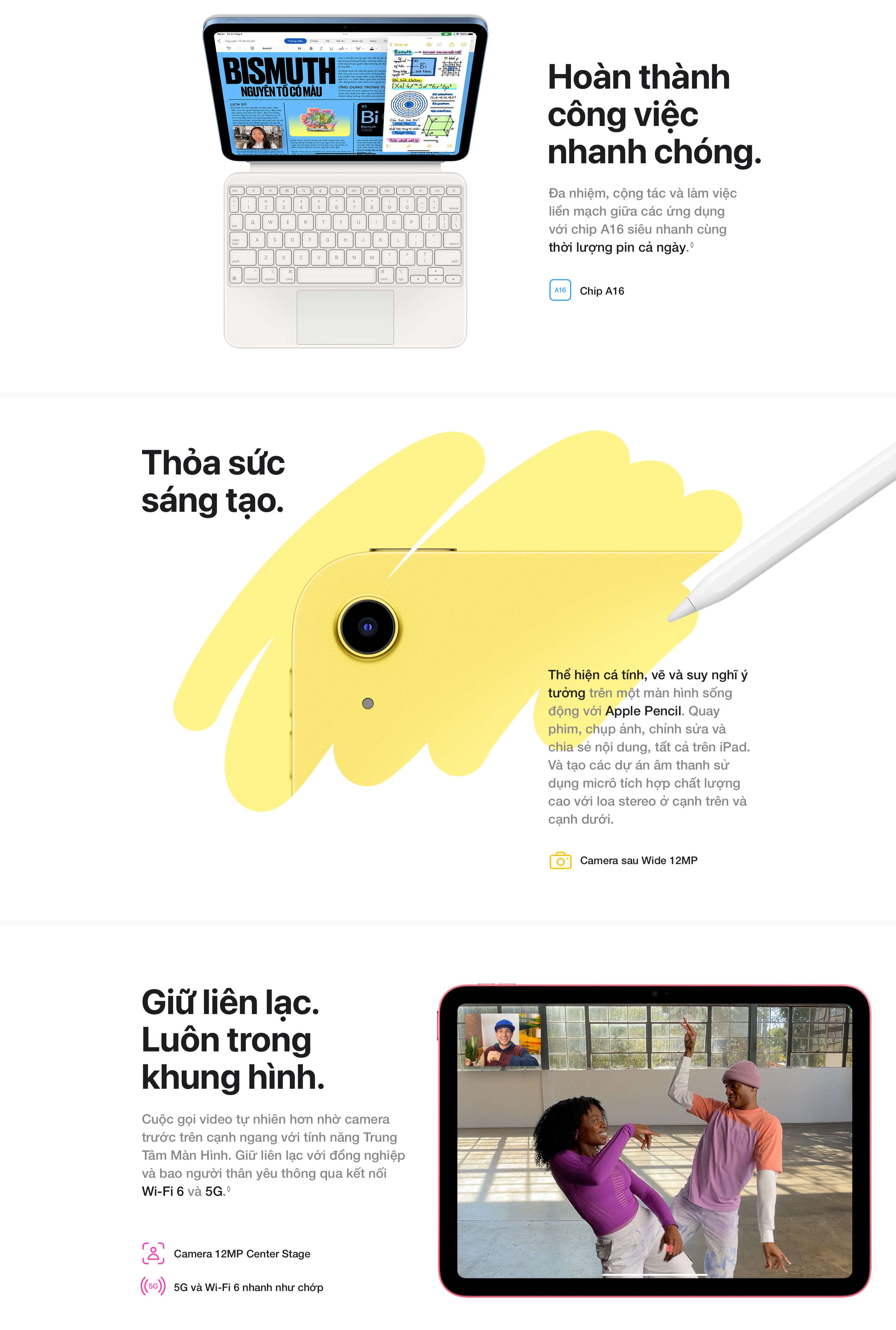 Mô tả iPad (A16) 11 inch Wi-Fi 128GB - 2