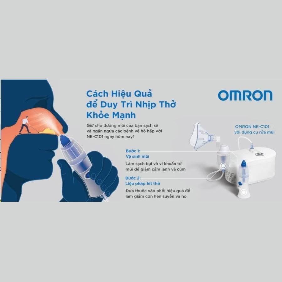 Mô tả Dụng cụ rửa mũi sử dụng cho máy xông khí dung NE-C101 Omron - 4